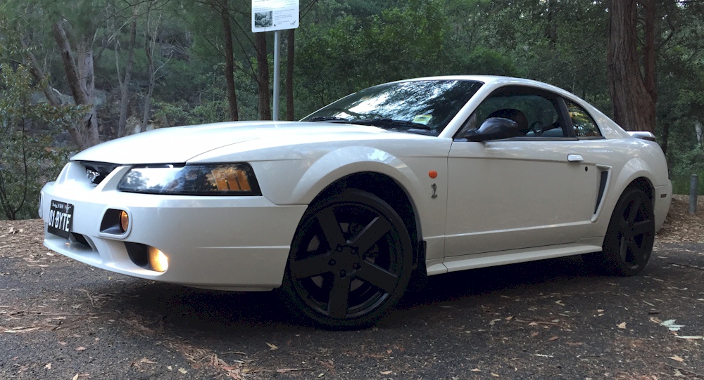 Oxford White 2002 Mustang Ccbra Coupe