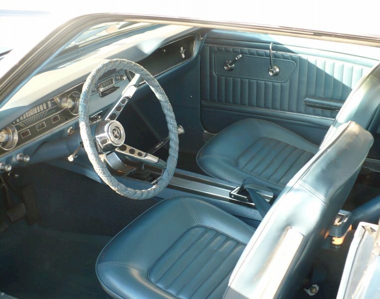 Blue Interior 1964 Mustang