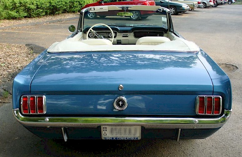 Guardsman Blue 1964 Mustang Convertible