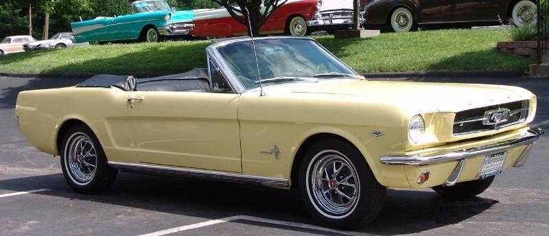 Phoenician Yellow 1964 Mustang Convertible