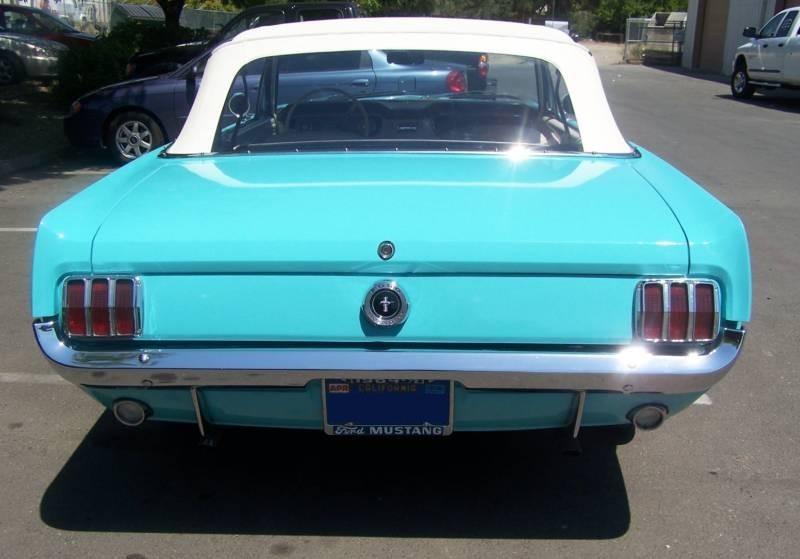 Tropical Turquoise 1964 Mustang Convertible