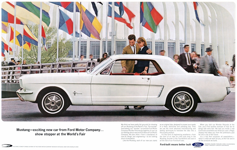 1964 Mustang Ad