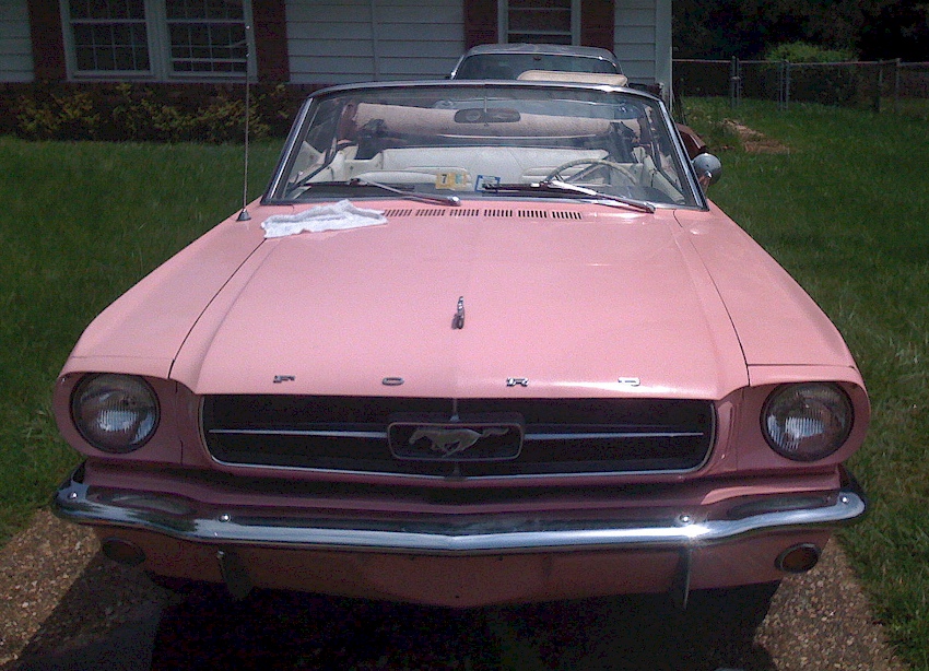 Playboy Pink 65 Mustang Convertible