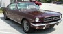 Vintage Burgundy 1965 Mustang fastback