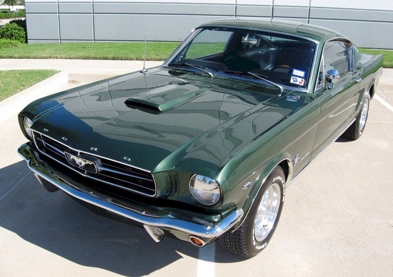 Ivy Green 1965 Mustang Fastback