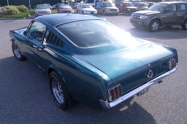 Twilight Turquoise 65 Mustang GT