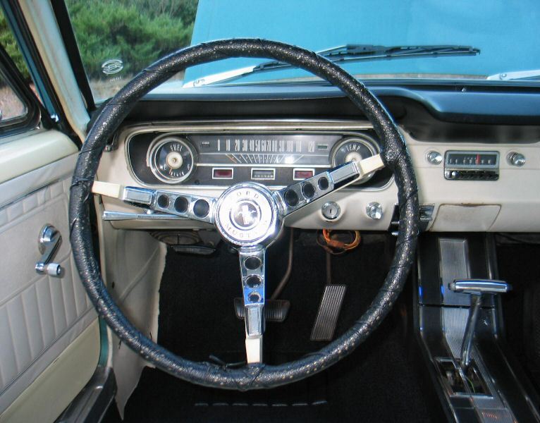 Dash Close-up 1965 Mustang Hardtop