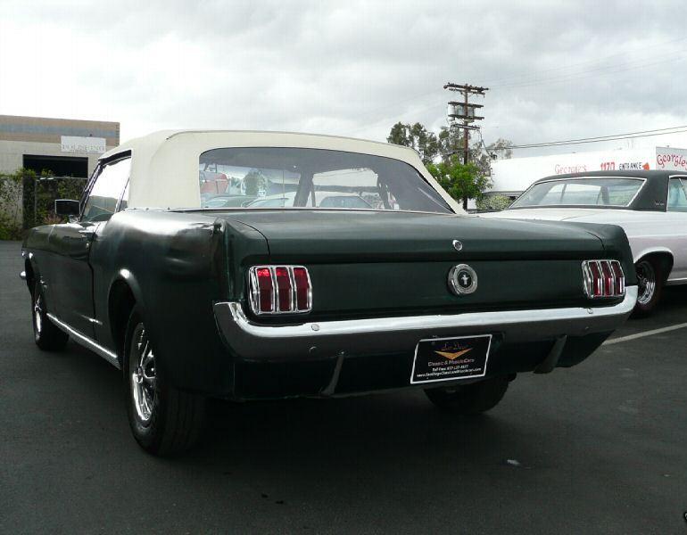 Ivy Green 1965 Mustang Convertible
