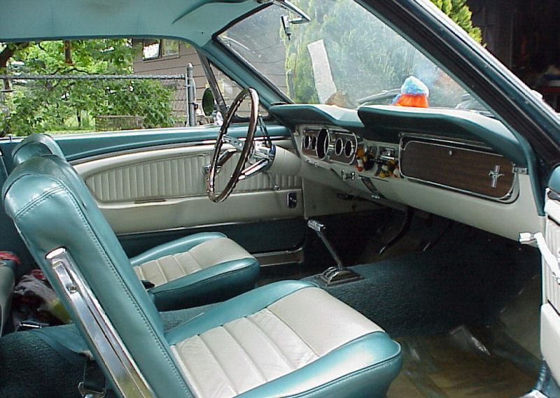 Front Seat and Dash 1965 Mustang Hardtop