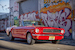 Red 1965 Mustang convertible