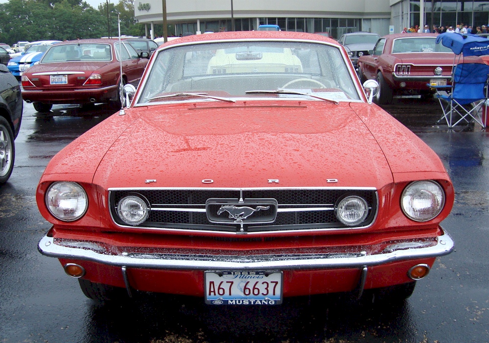 Red 1965 Mustang GT