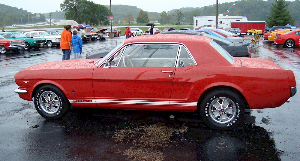 Red 65 Mustang GT
