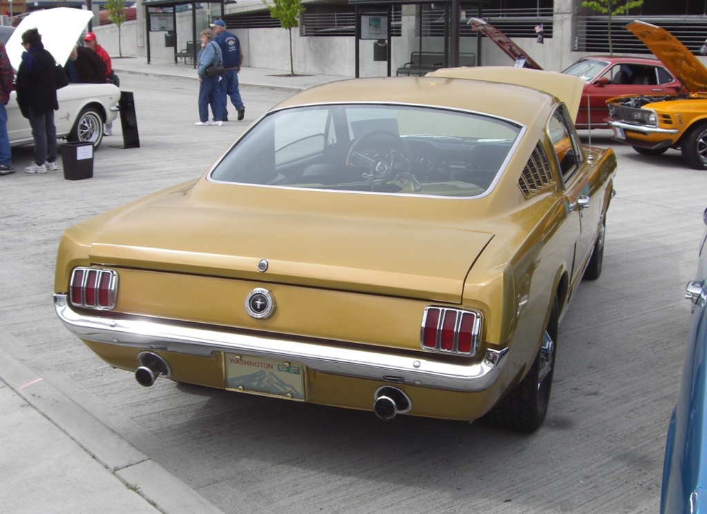 Gold 1965 Mustang Fastback