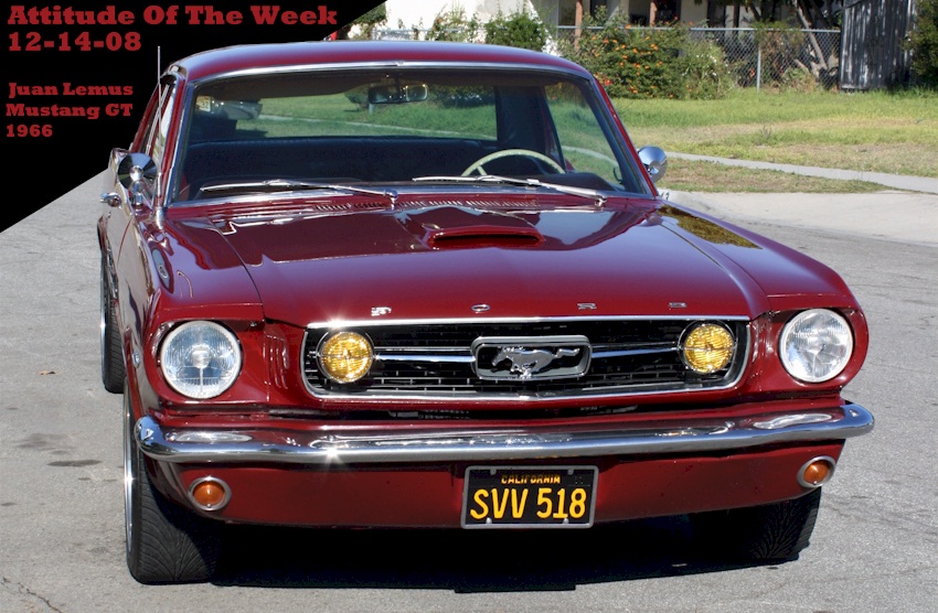 Red 1966 Mustang GT
