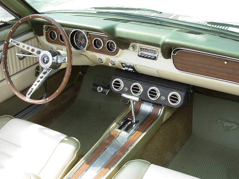 Wimbledon White 1966 Ford Mustang Convertible