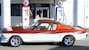 Orange and White 1966 Mustang Fastback
