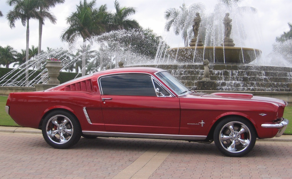 Candy Red 1966 Mustang