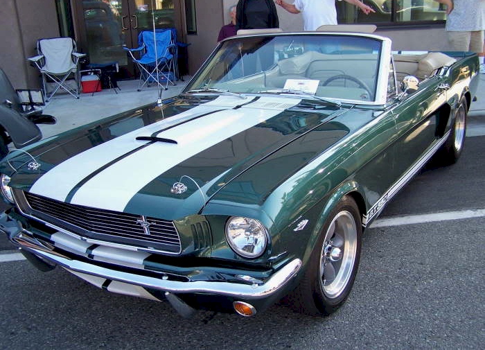 Ivy Green 1966 Mustang Convertible
