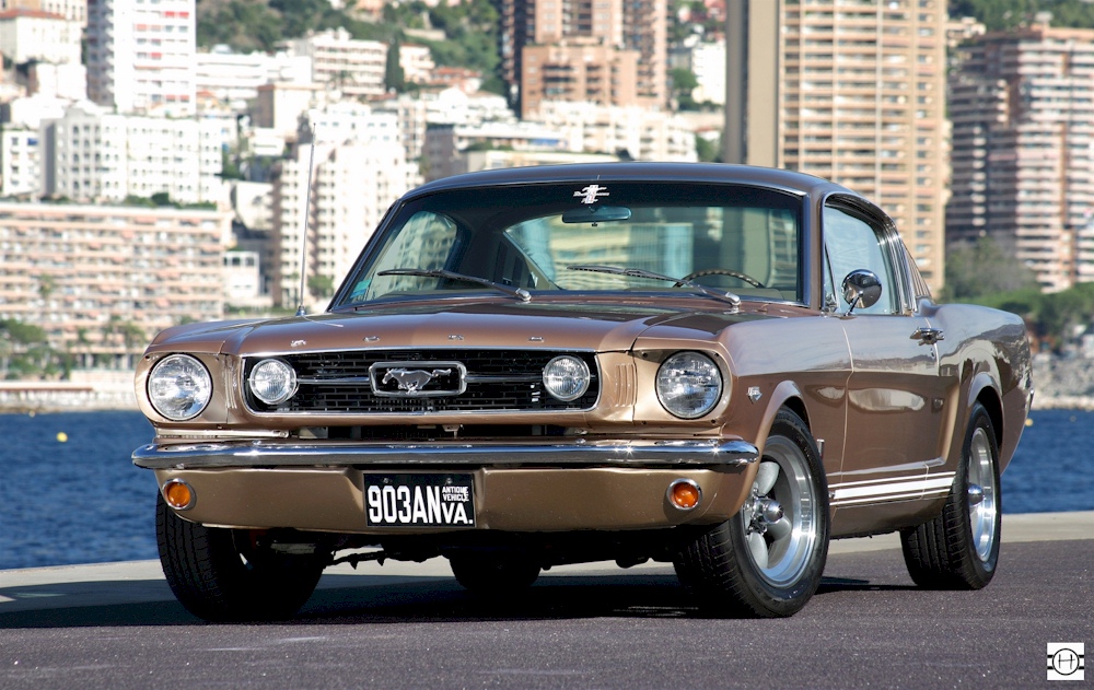 Antique Bronze 1966 Mustang GT