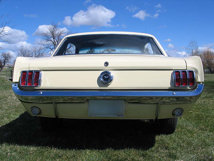1966 Ford mustang springtime yellow #1