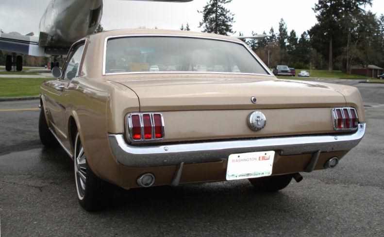 Antique Bronze 1966 Mustang Hardtop