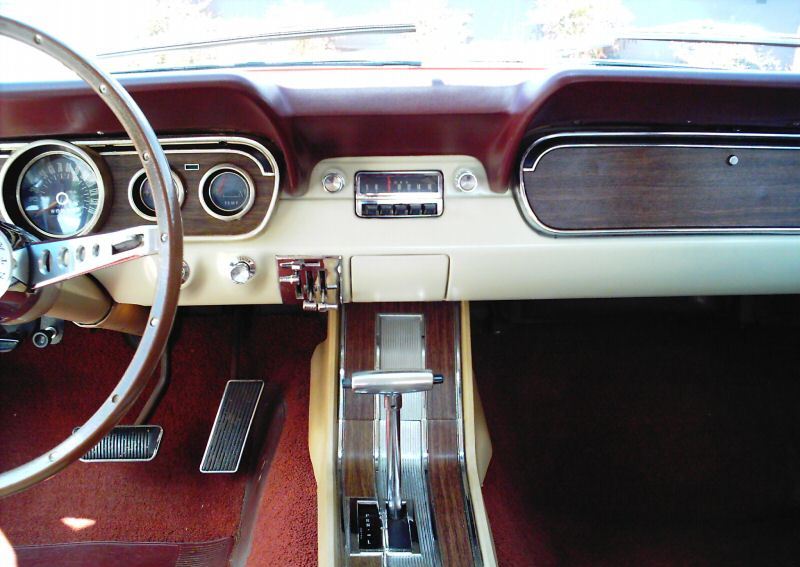 Center Console 1966 Mustang Sprint 200 Hardtop