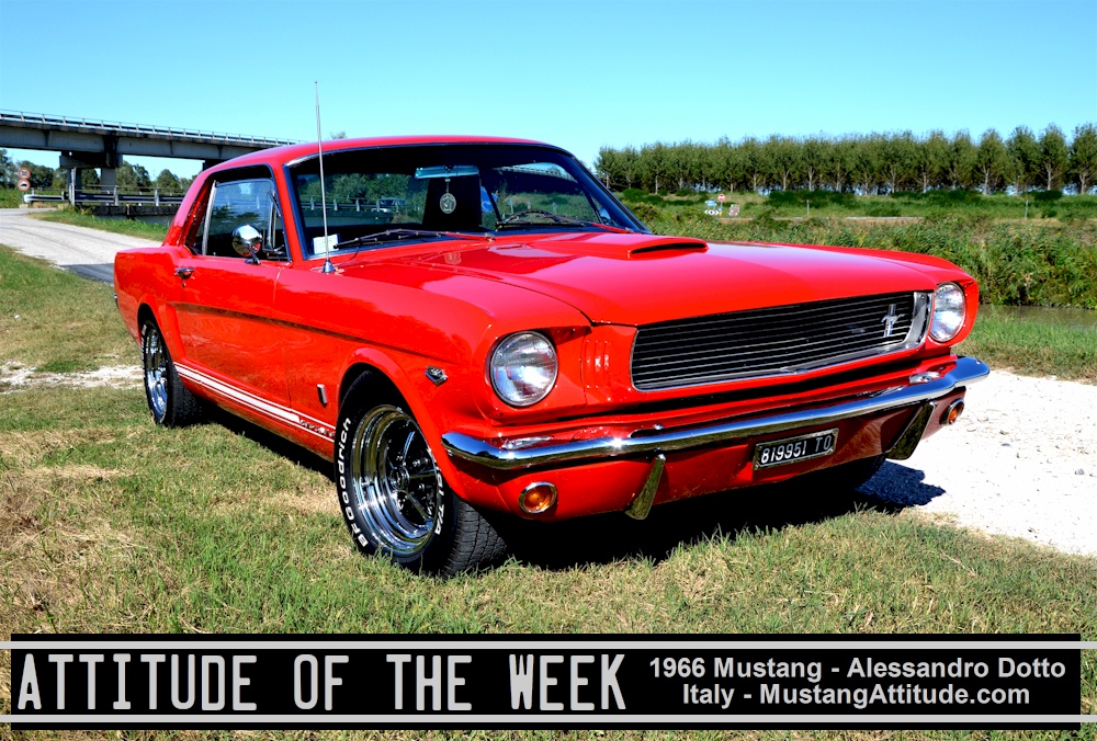 Red 1966 Mustang Hardtop