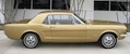 Gold 1966 Millionth Anniversary Mustang hardtop