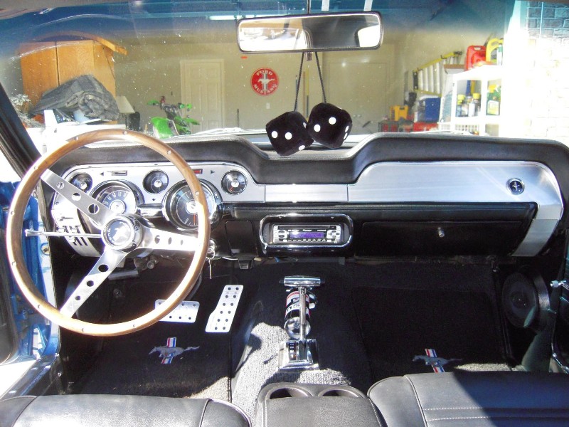 Dash 1967 Mustang Hardtop