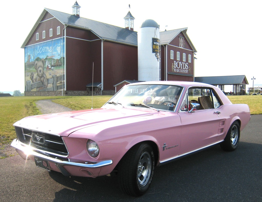 Dusk Rose 1967 Mustang Hardtop