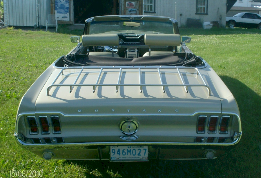 Sauterne Gold 67 Mustang Convertible