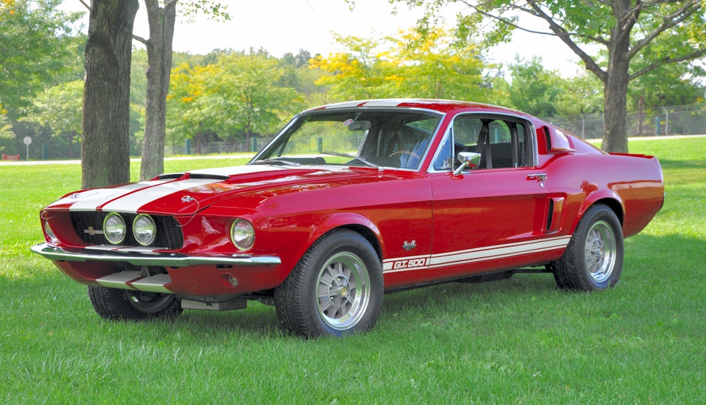 Candy Apple Red 1967 Shelby GT500