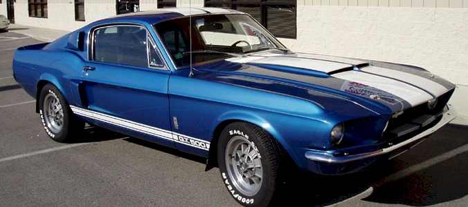 Acapulco Blue 1967 Shelby GT-500