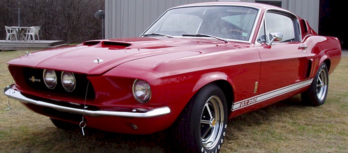 Candy Apple Red 1967 Shelby GT-350
