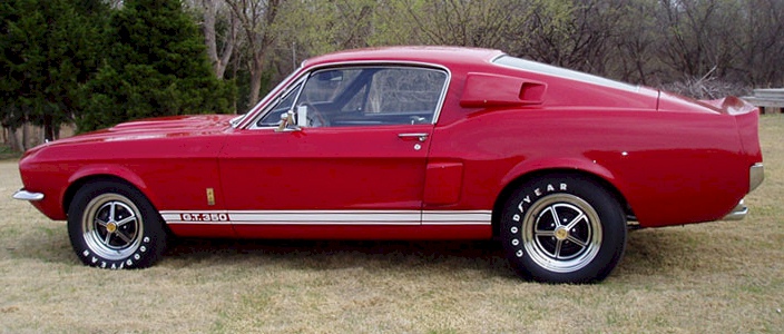 Candy Apple Red 67 Shelby GT-350