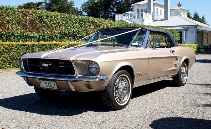 Beige Mist 1967 Mustang Convertible