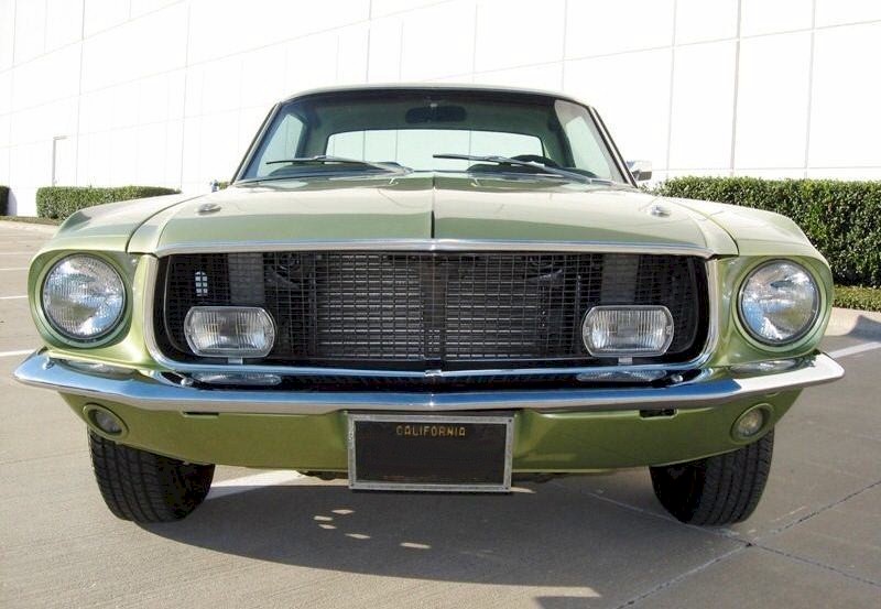 Lime Gold 1968 Mustang GT/CS