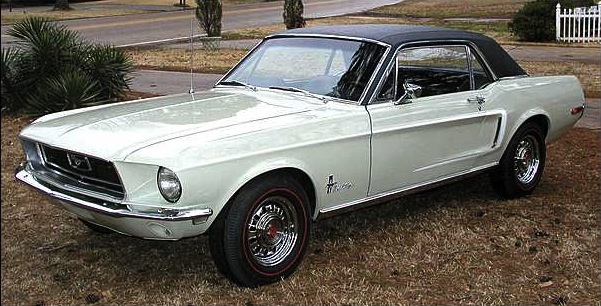 1968 Seafoam Green Mustang Challenger Special