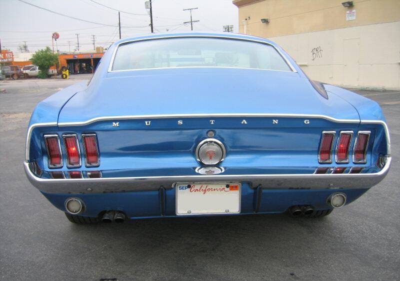 Acapulco Blue 1968 Mustang GT Fastback