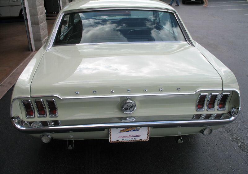 Seafoam Green 1968 Mustang Hardtop