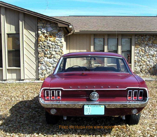 Royal Maroon 1968 Mustang Sprint Hardtop