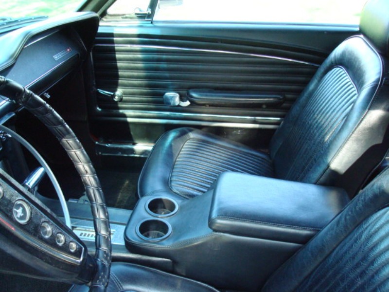 Black Interior 1968 Mustang GT/CS Black Vinyl Hardtop