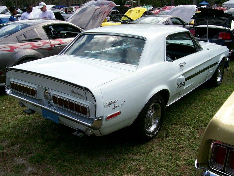 Wimbledon White 1968 Mustang GT/CS Hardtop