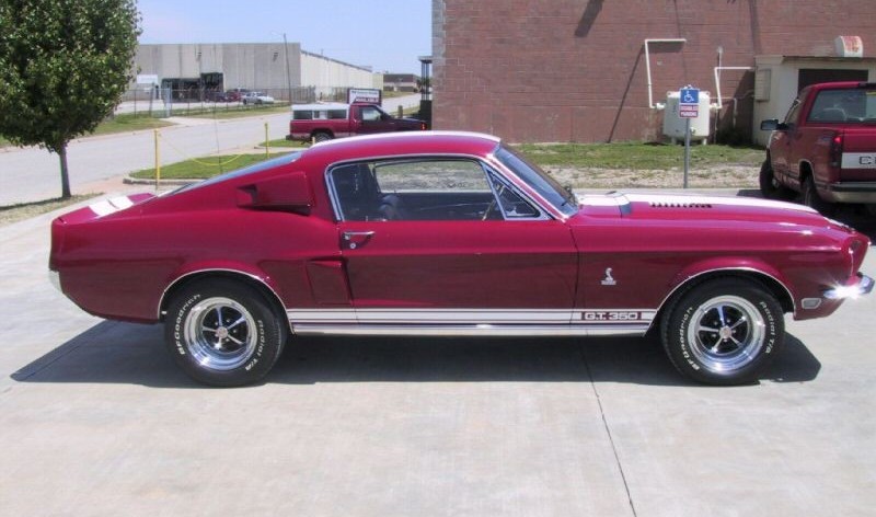 Candy Apple Red 1968 Shelby GT350 Fastback