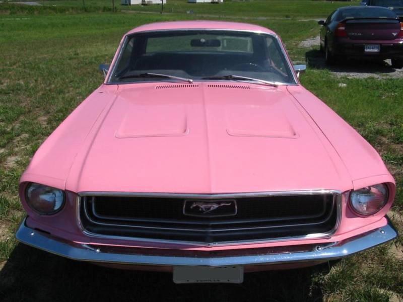 Passionate Pink 1968 Sprint 200 A Mustang Hardtop