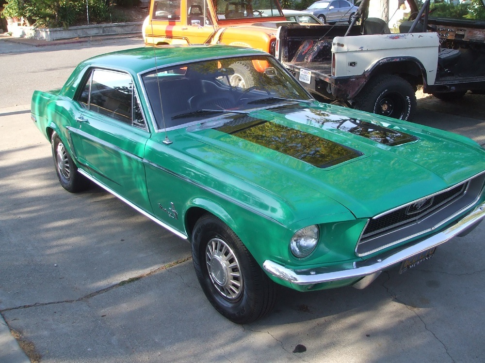 Special Order Green WT7148 paint 1968 Mustang Hardtop