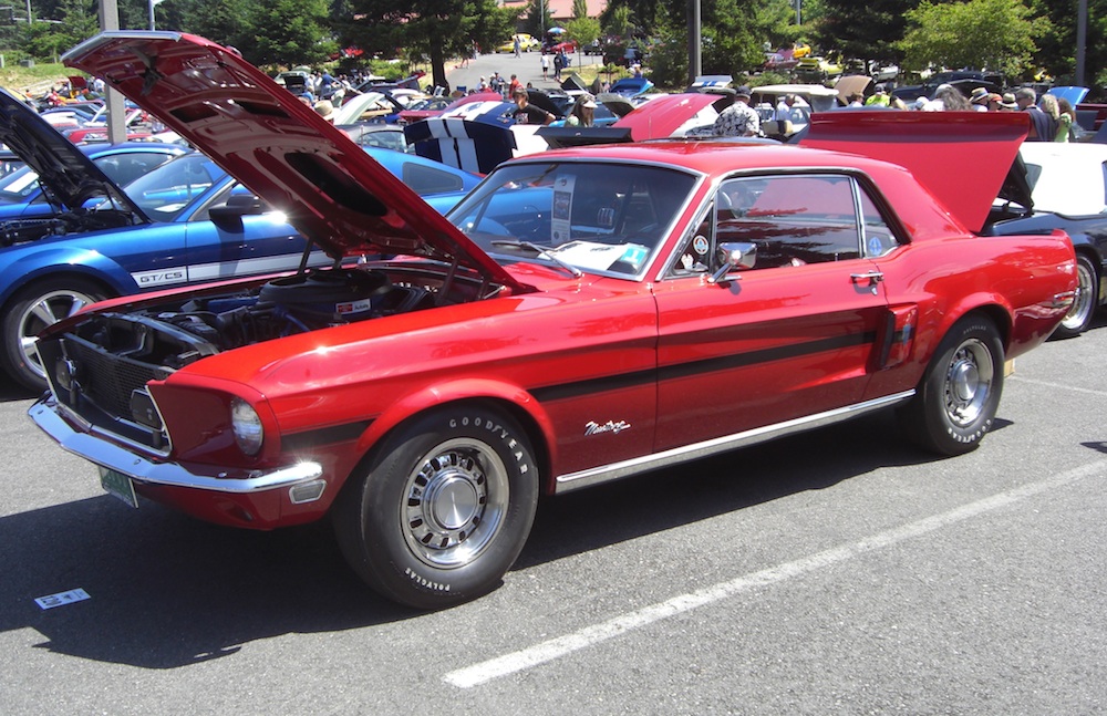 Candy Apple Red 1968 Mustang High Country Special