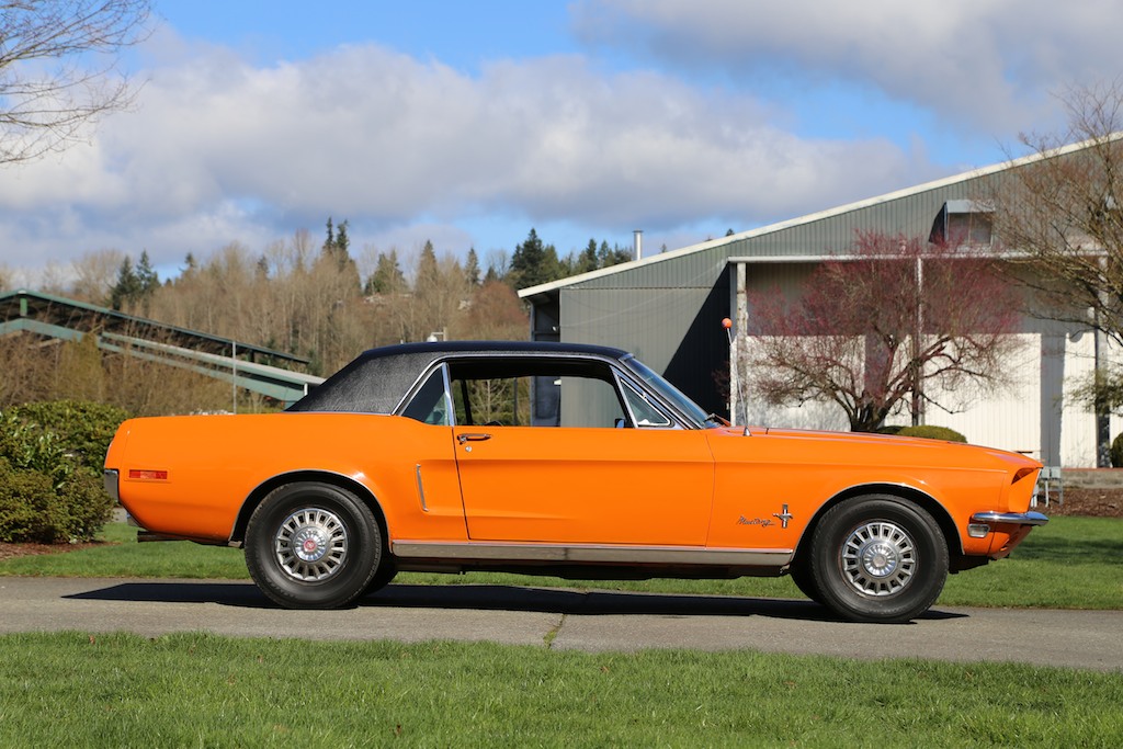 1968 Special Order Madagascar Orange Rainbow of Colors Mustang