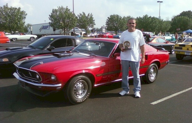 Candy Apple Red 69 Mach 1 Mustang