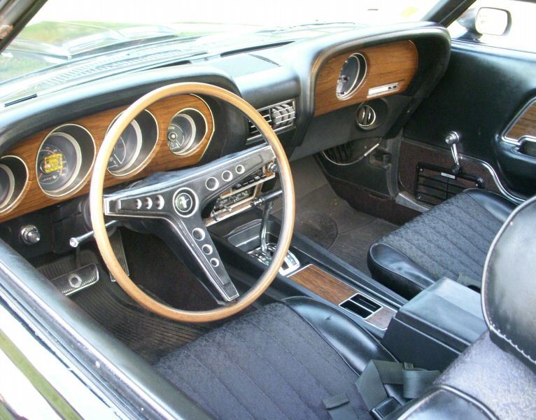 Raven Black 1969 Ford Mustang Grande Hardtop